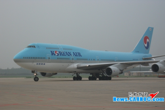 大韩航空波音737-800,大韩航空波音737-900 大韩航空波音"巨无霸"降落桃仙国际机场